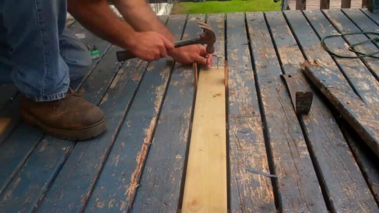 How to Fix a Rotted Deck Board